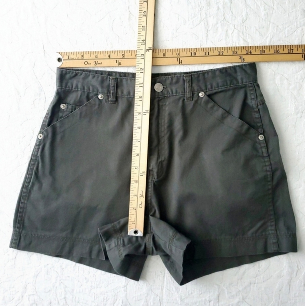 Palmetto's Vintage Army Green High Waisted Boho Festival Shorts, Size 9 - Picture 10 of 16